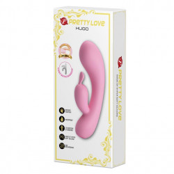 Wibrator ze stymulatorem łechtaczki 16cm 12 trybów